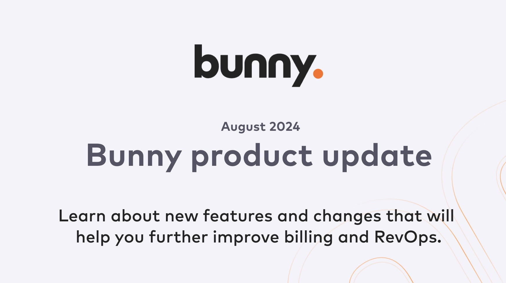 Product update for August 2024