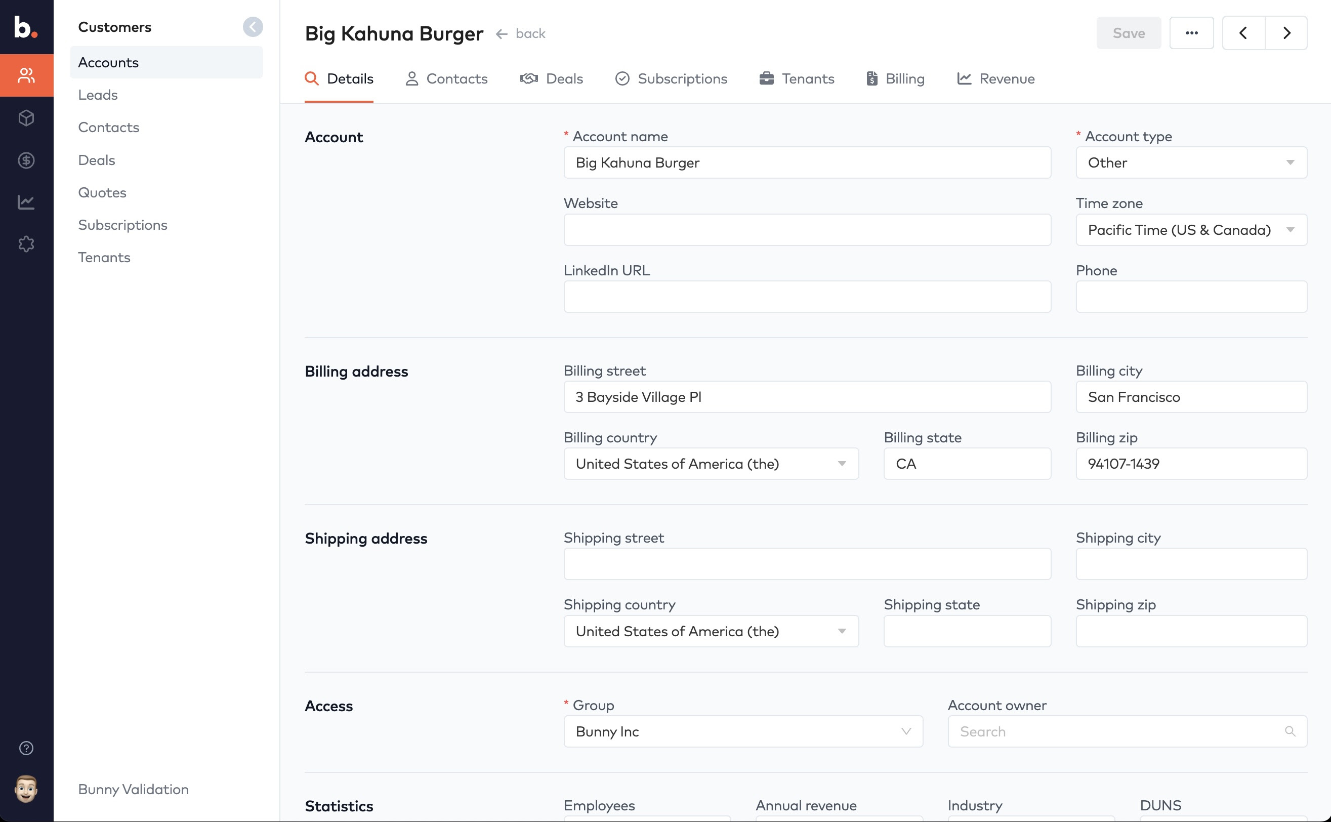 New UI - account page