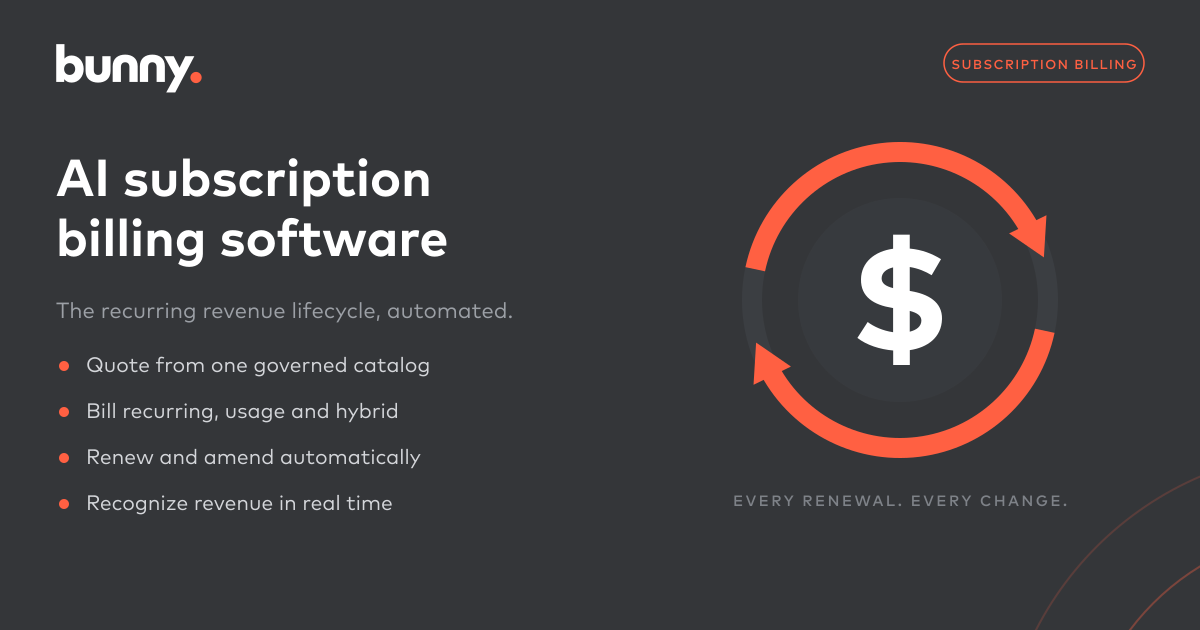 Bunny AI Subscription Billing Software