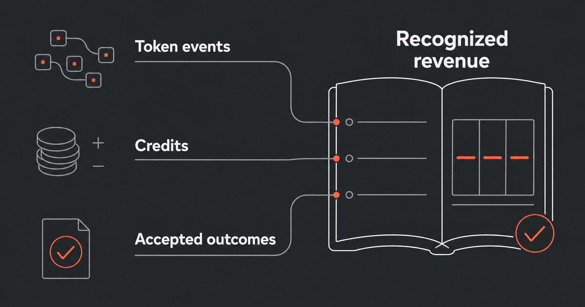 Billing for AI Agents and LLMs: From Token Events to Recognized Revenue