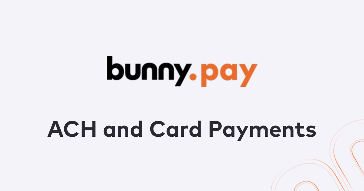 Bunny Pay — Integrated payment processing