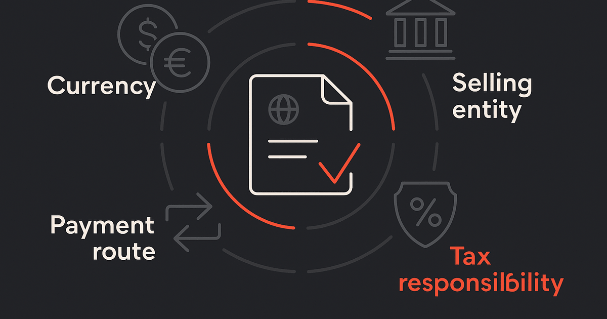 International SaaS Billing: Match the Currency, Seller and Tax Responsibility