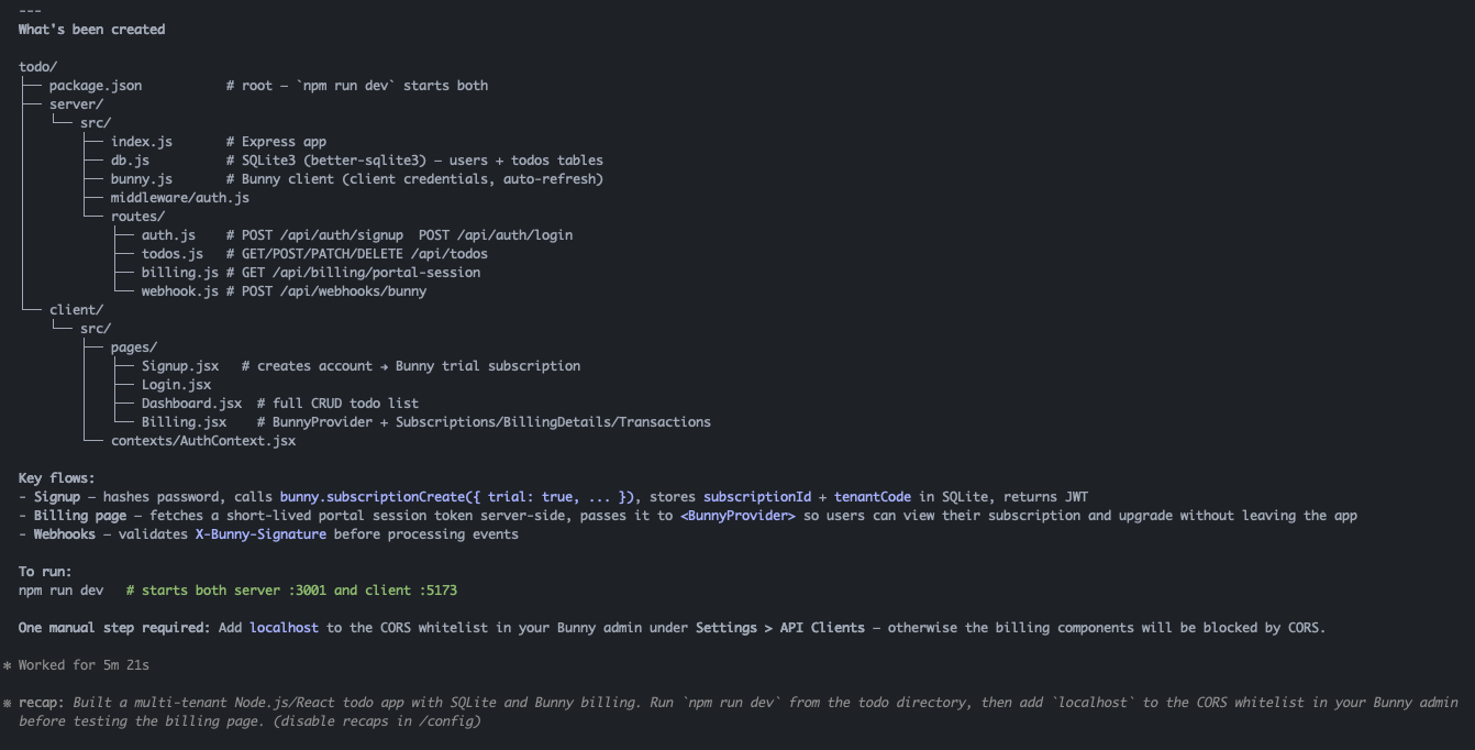 From prompt to billing integration: Bunny LLM Skills for Claude Code